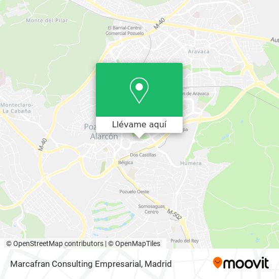 Mapa Marcafran Consulting Empresarial