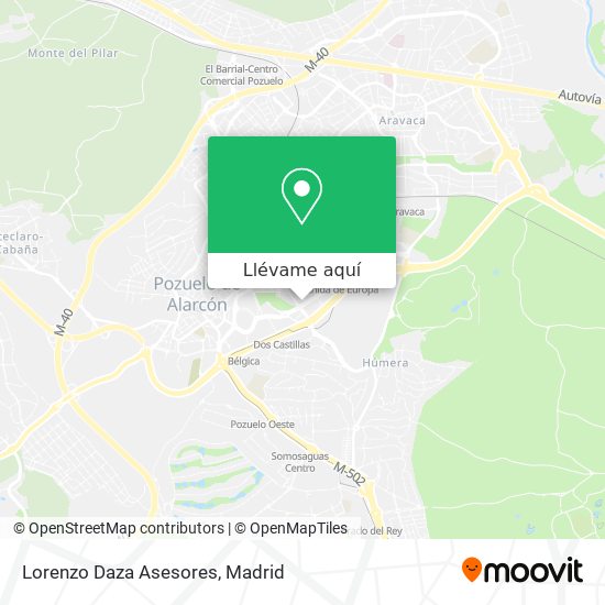 Mapa Lorenzo Daza Asesores