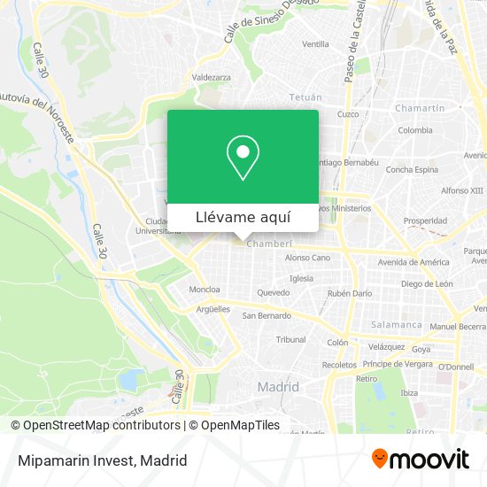 Mapa Mipamarin Invest