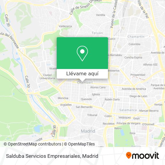 Mapa Salduba Servicios Empresariales