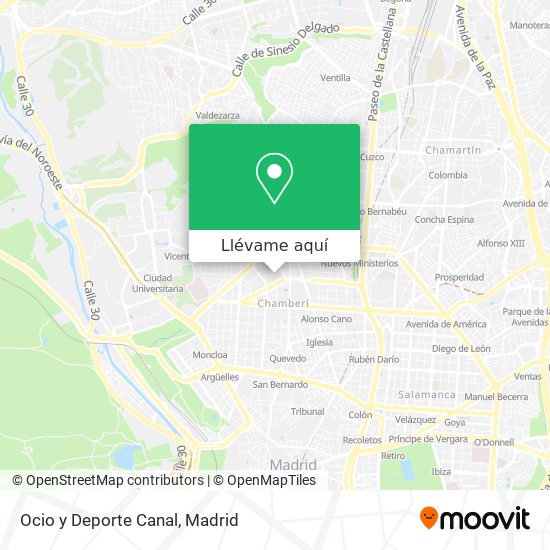 Mapa Ocio y Deporte Canal