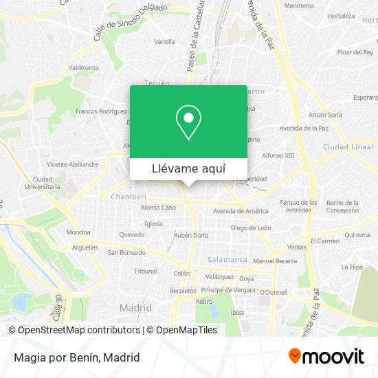 Mapa Magia por Benín