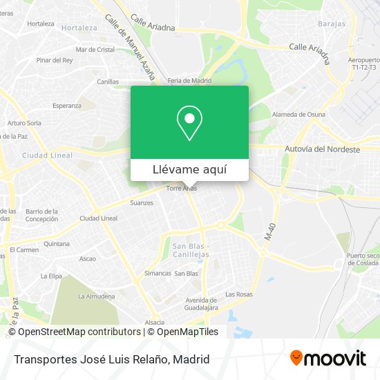 Mapa Transportes José Luis Relaño