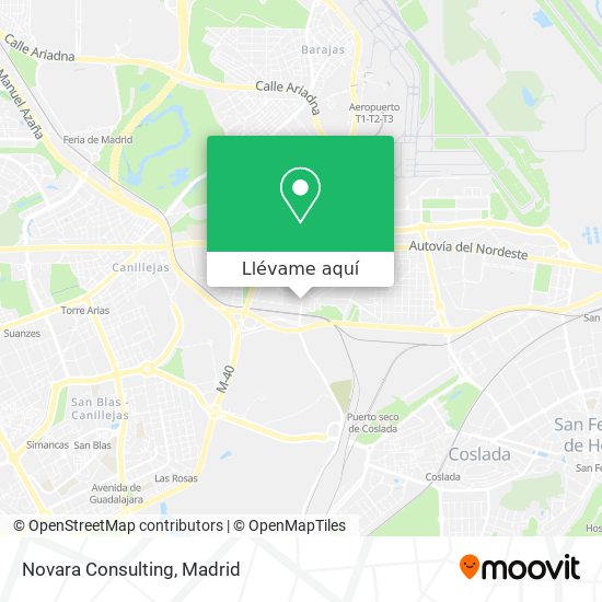 Mapa Novara Consulting