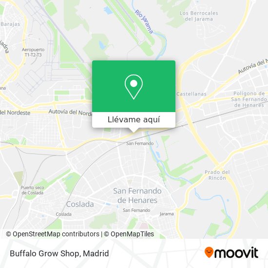 Mapa Buffalo Grow Shop