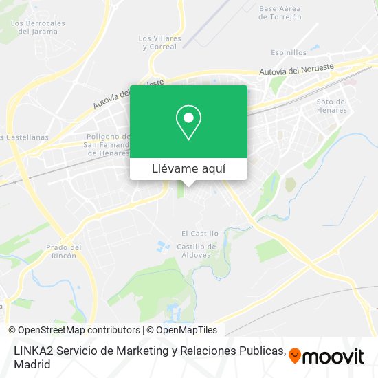 Mapa LINKA2 Servicio de Marketing y Relaciones Publicas