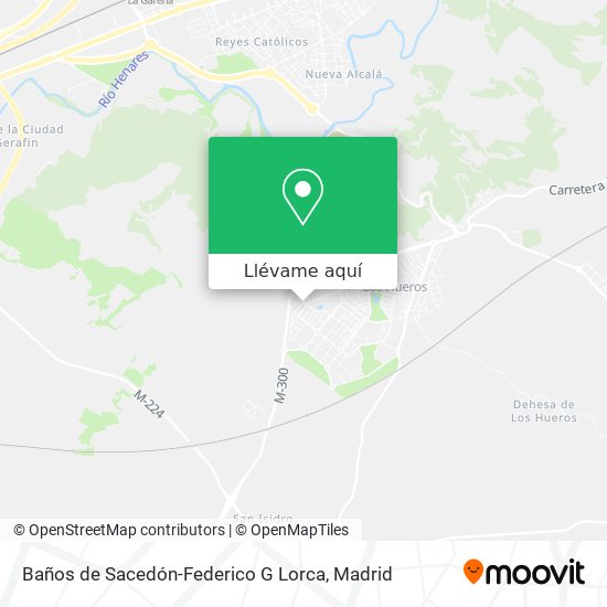 Mapa Baños de Sacedón-Federico G Lorca