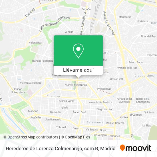 Mapa Herederos de Lorenzo Colmenarejo, com.B