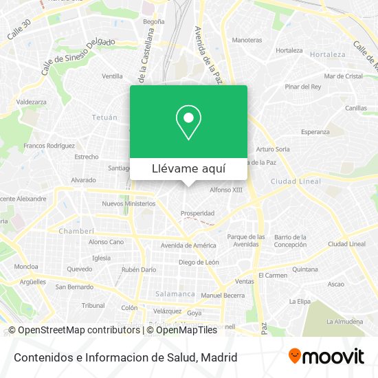 Mapa Contenidos e Informacion de Salud