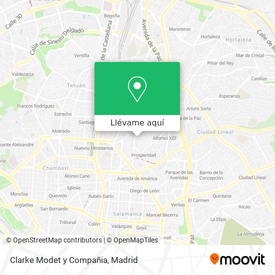 Mapa Clarke Modet y Compañia