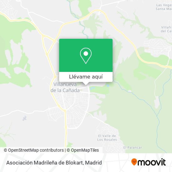 Mapa Asociación Madrileña de Blokart