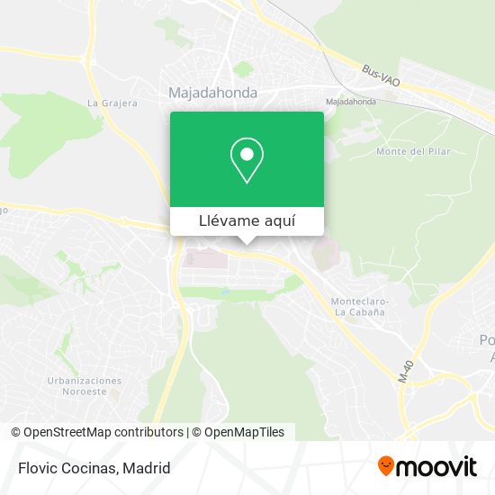 Mapa Flovic Cocinas