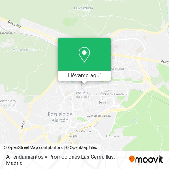 Mapa Arrendamientos y Promociones Las Cerquillas