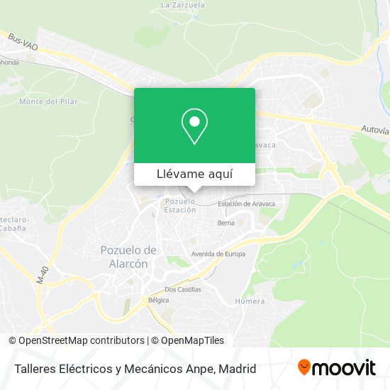 Mapa Talleres Eléctricos y Mecánicos Anpe