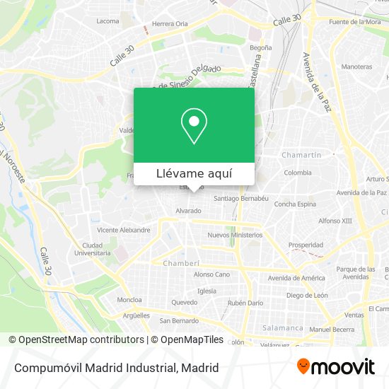Mapa Compumóvil Madrid Industrial