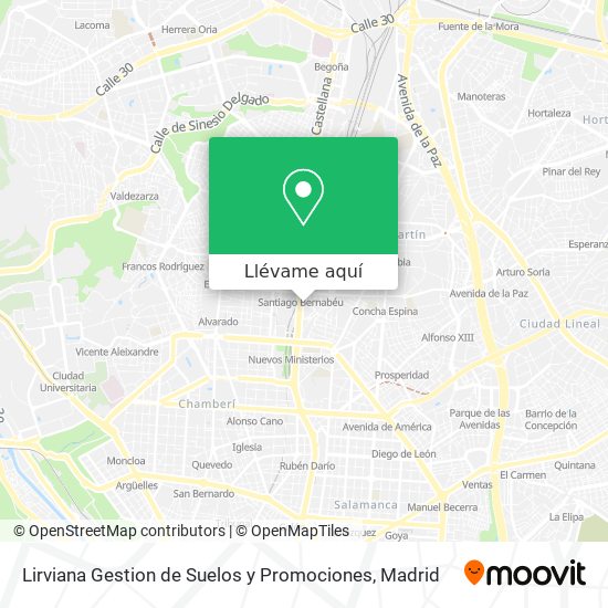 Mapa Lirviana Gestion de Suelos y Promociones