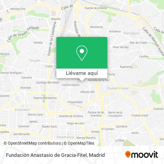 Mapa Fundación Anastasio de Gracia-Fitel