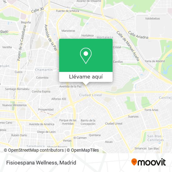 Mapa Fisioespana Wellness