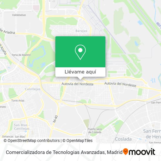 Mapa Comercializadora de Tecnologias Avanzadas