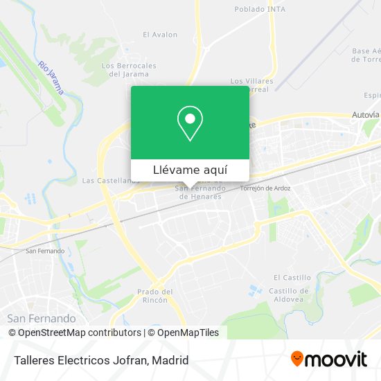 Mapa Talleres Electricos Jofran