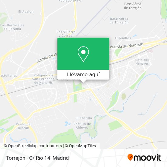 Mapa Torrejon - C/ Rio 14