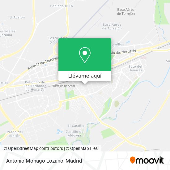Mapa Antonio Monago Lozano