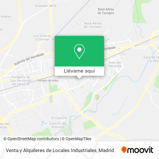 Mapa Venta y Alquileres de Locales Industriales