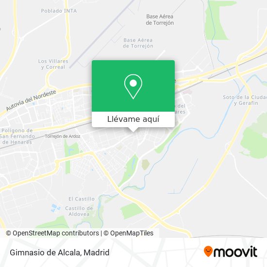 Mapa Gimnasio de Alcala