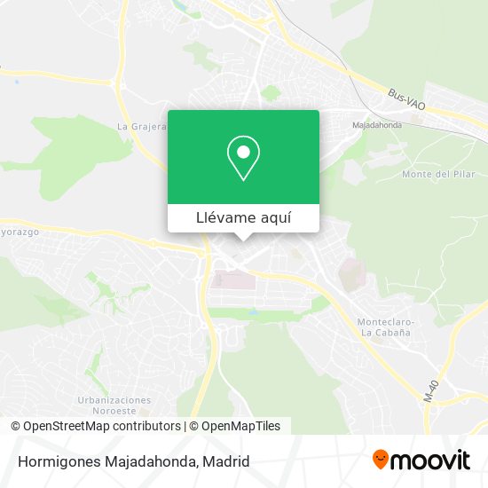 Mapa Hormigones Majadahonda