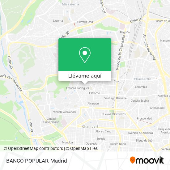 Mapa BANCO POPULAR