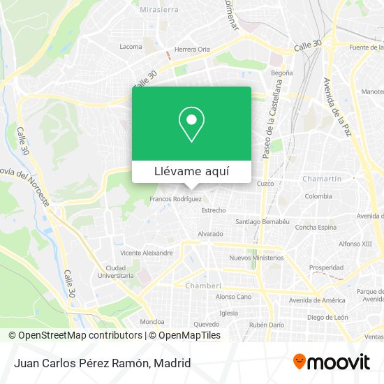Mapa Juan Carlos Pérez Ramón