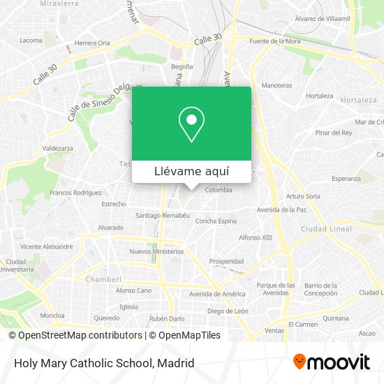 Mapa Holy Mary Catholic School