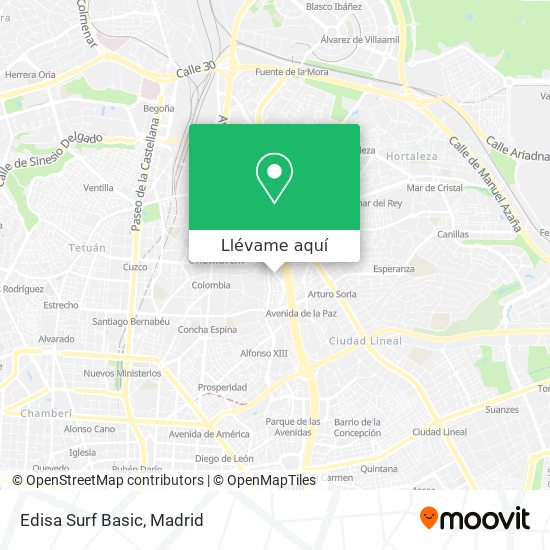 Mapa Edisa Surf Basic