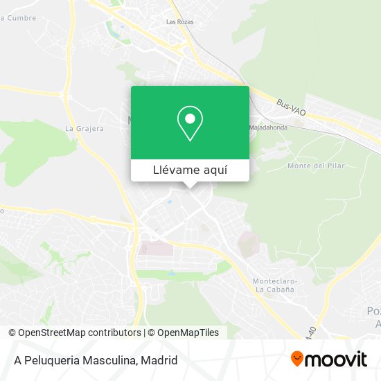 Mapa A Peluqueria Masculina