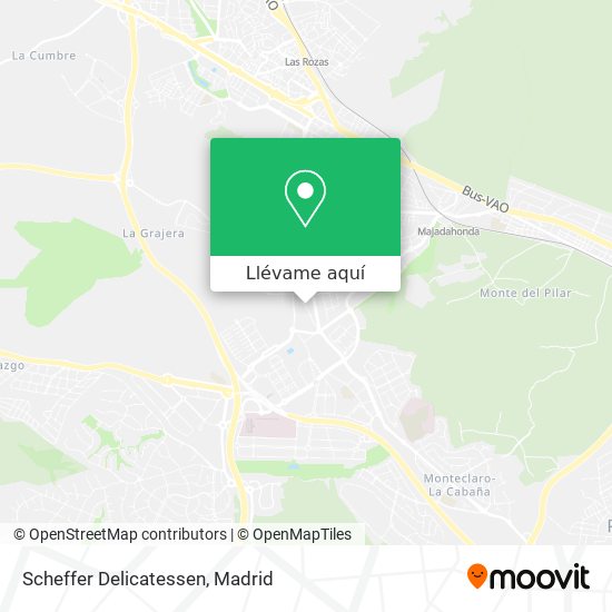Mapa Scheffer Delicatessen