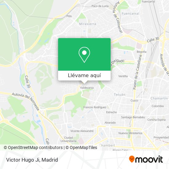 Mapa Victor Hugo Ji