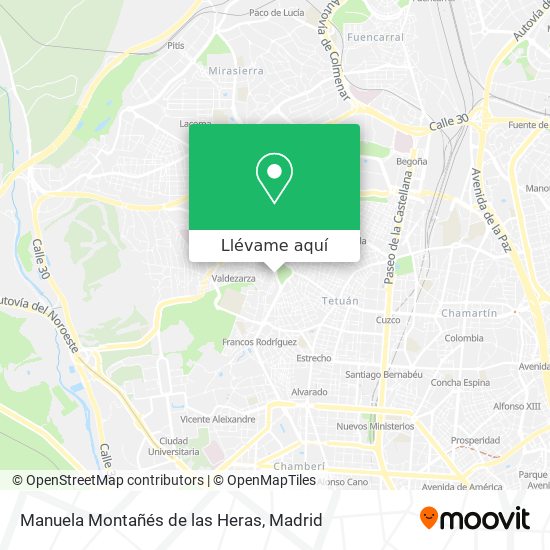 Mapa Manuela Montañés de las Heras