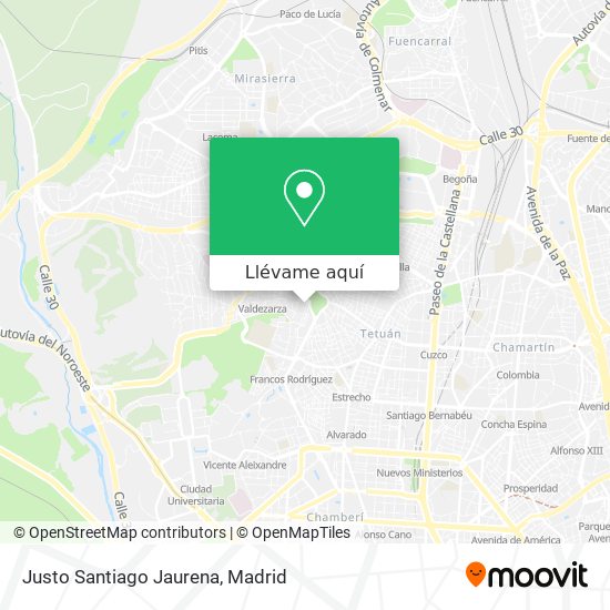 Mapa Justo Santiago Jaurena