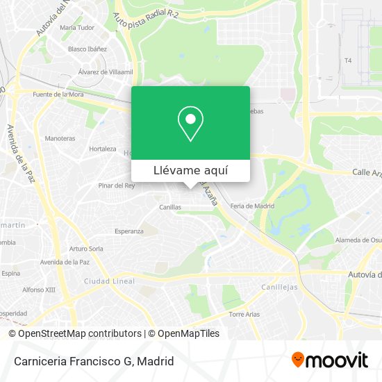 Mapa Carniceria Francisco G