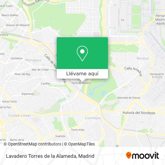 Mapa Lavadero Torres de la Alameda
