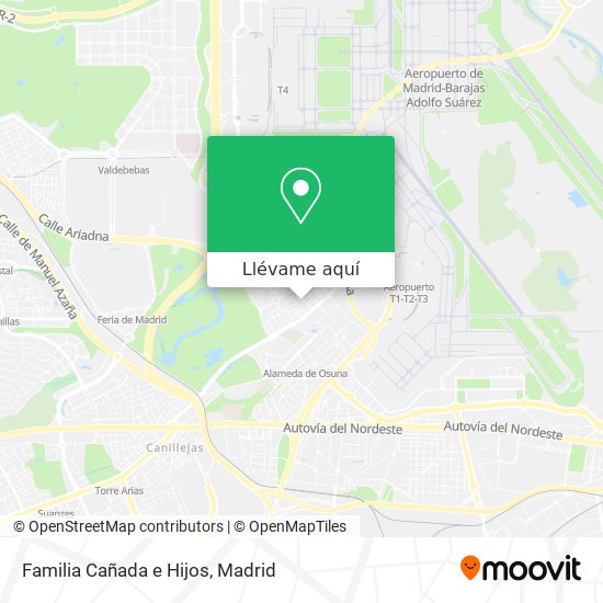 Mapa Familia Cañada e Hijos