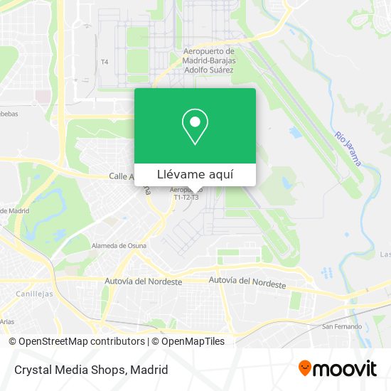 Mapa Crystal Media Shops