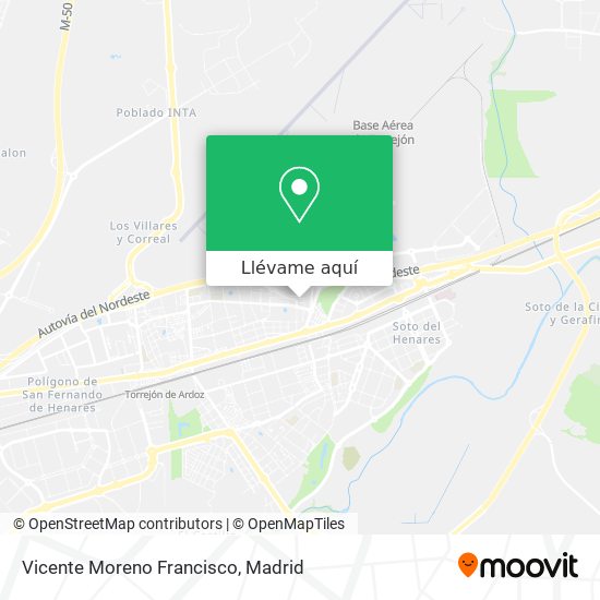 Mapa Vicente Moreno Francisco