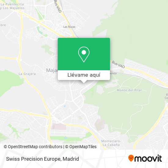 Mapa Swiss Precision Europe