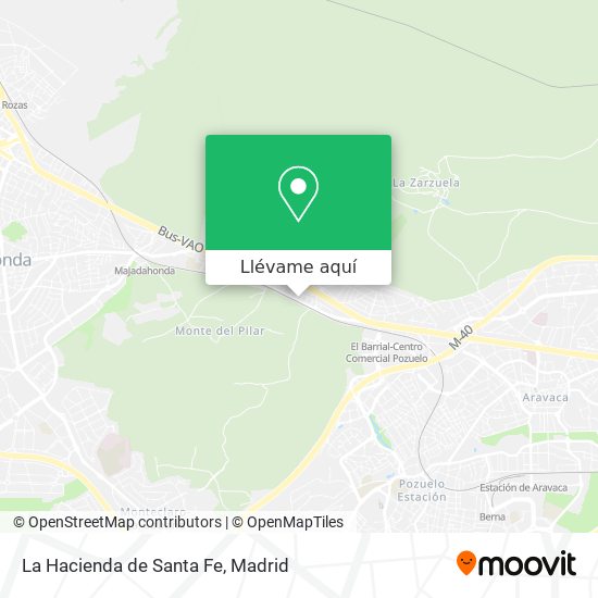 Mapa La Hacienda de Santa Fe