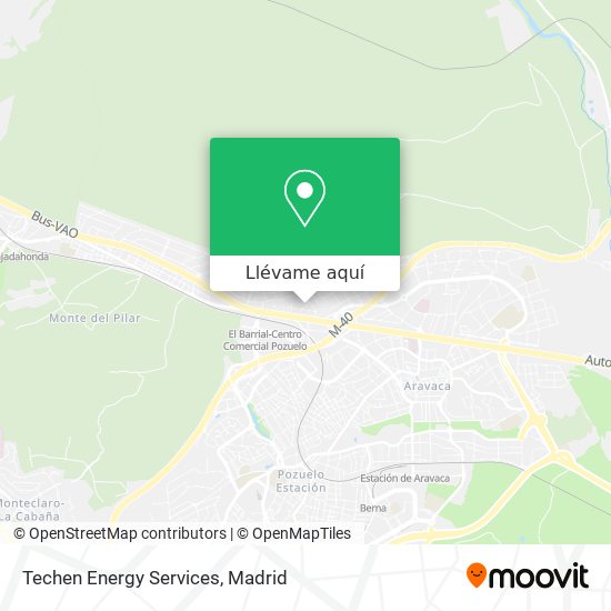 Mapa Techen Energy Services