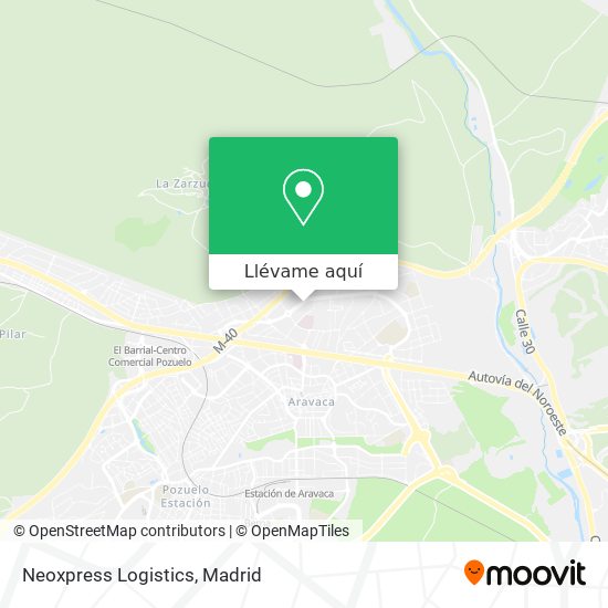 Mapa Neoxpress Logistics