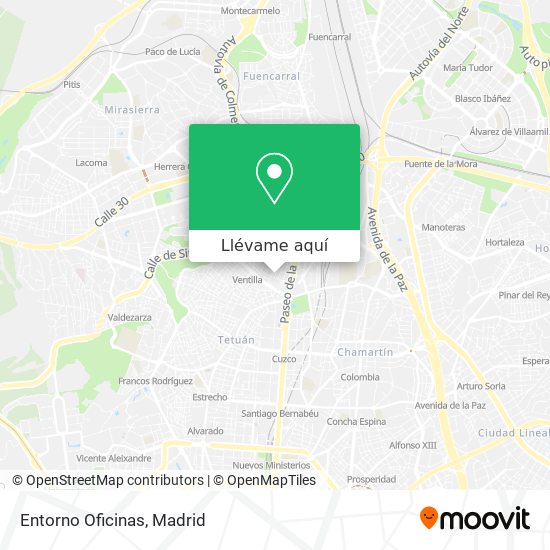 Mapa Entorno Oficinas