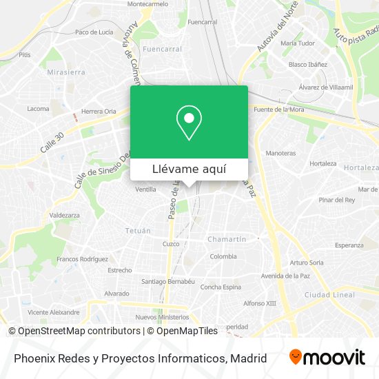 Mapa Phoenix Redes y Proyectos Informaticos