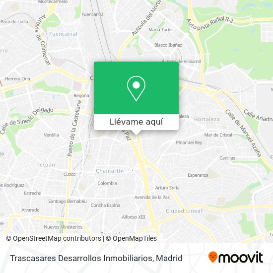 Mapa Trascasares Desarrollos Inmobiliarios